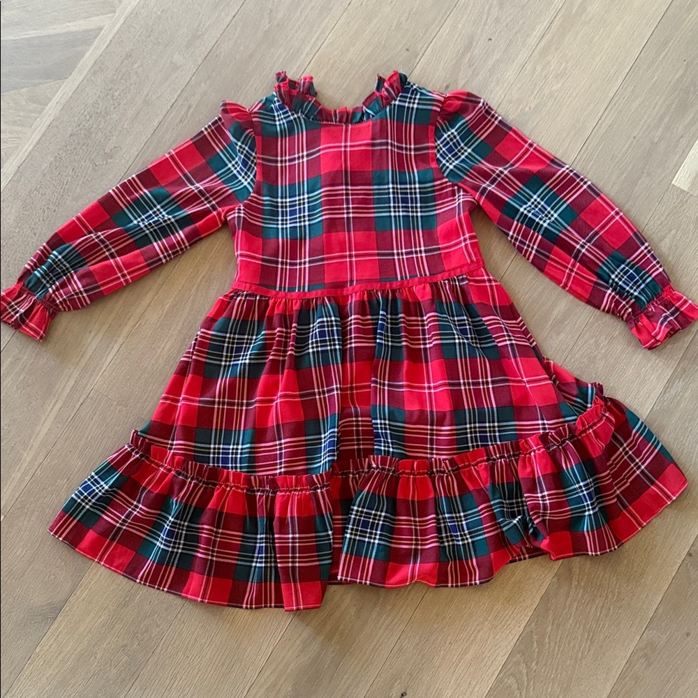 Janie and Jack Christmas plaid Dress